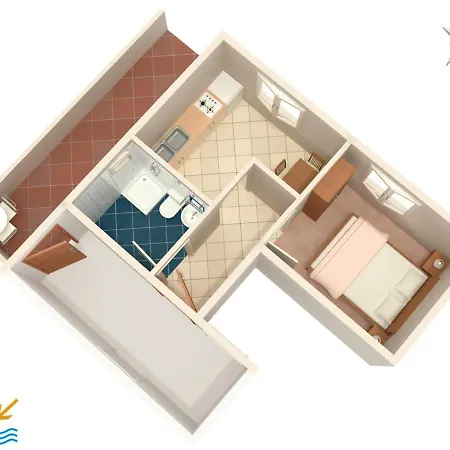 Family-Friendly Apartments With Swimming Pool Zavalatica, Korcula - 183 Apartman *